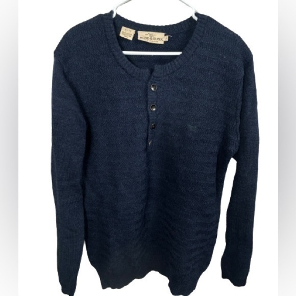 Rodd‎ & Gunn wool half button sweater